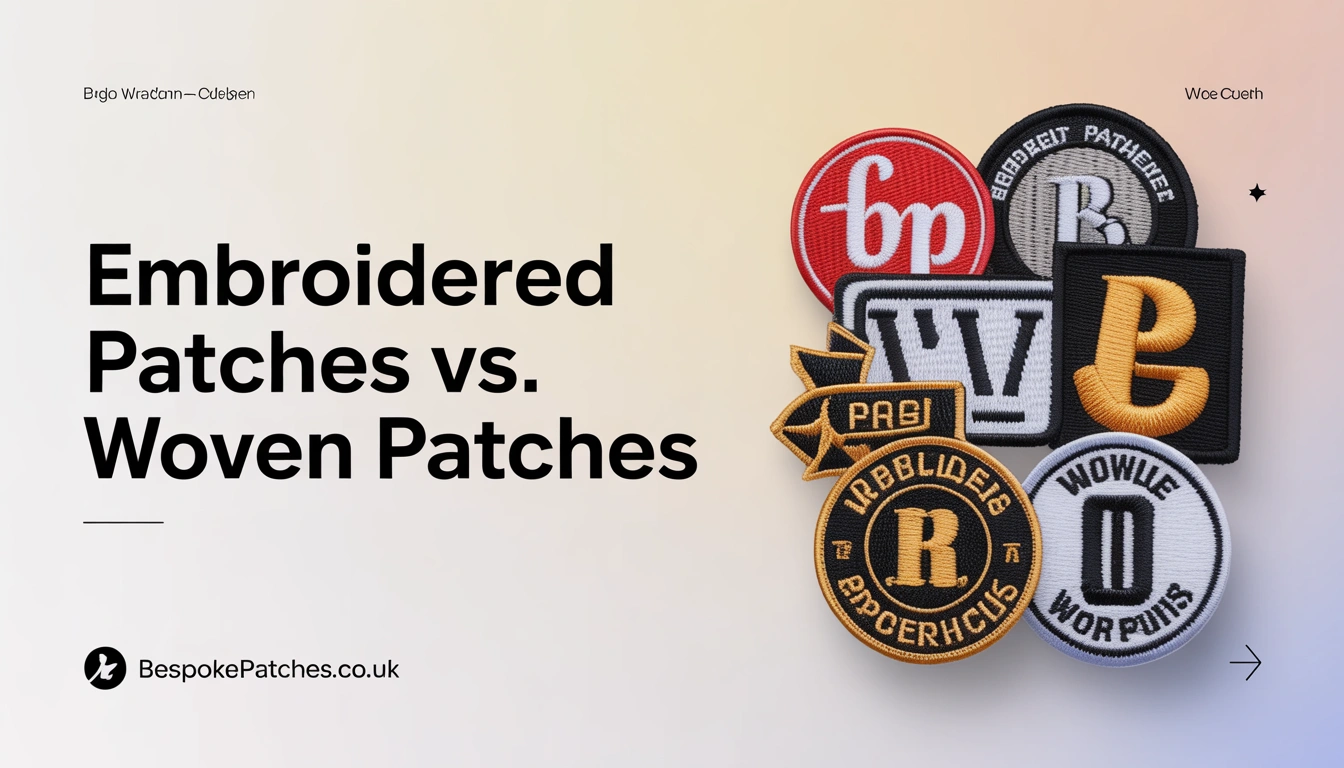 Embroidered Patches vs. Woven Patches