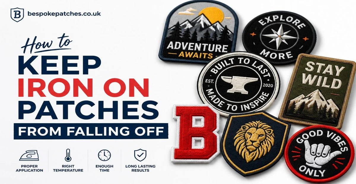 How to Keep Iron On Patches from Falling Off