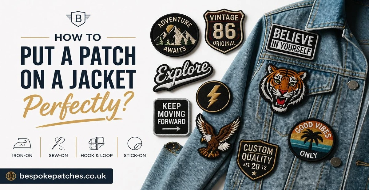 How to Put a Patch on a Jacket Perfectly