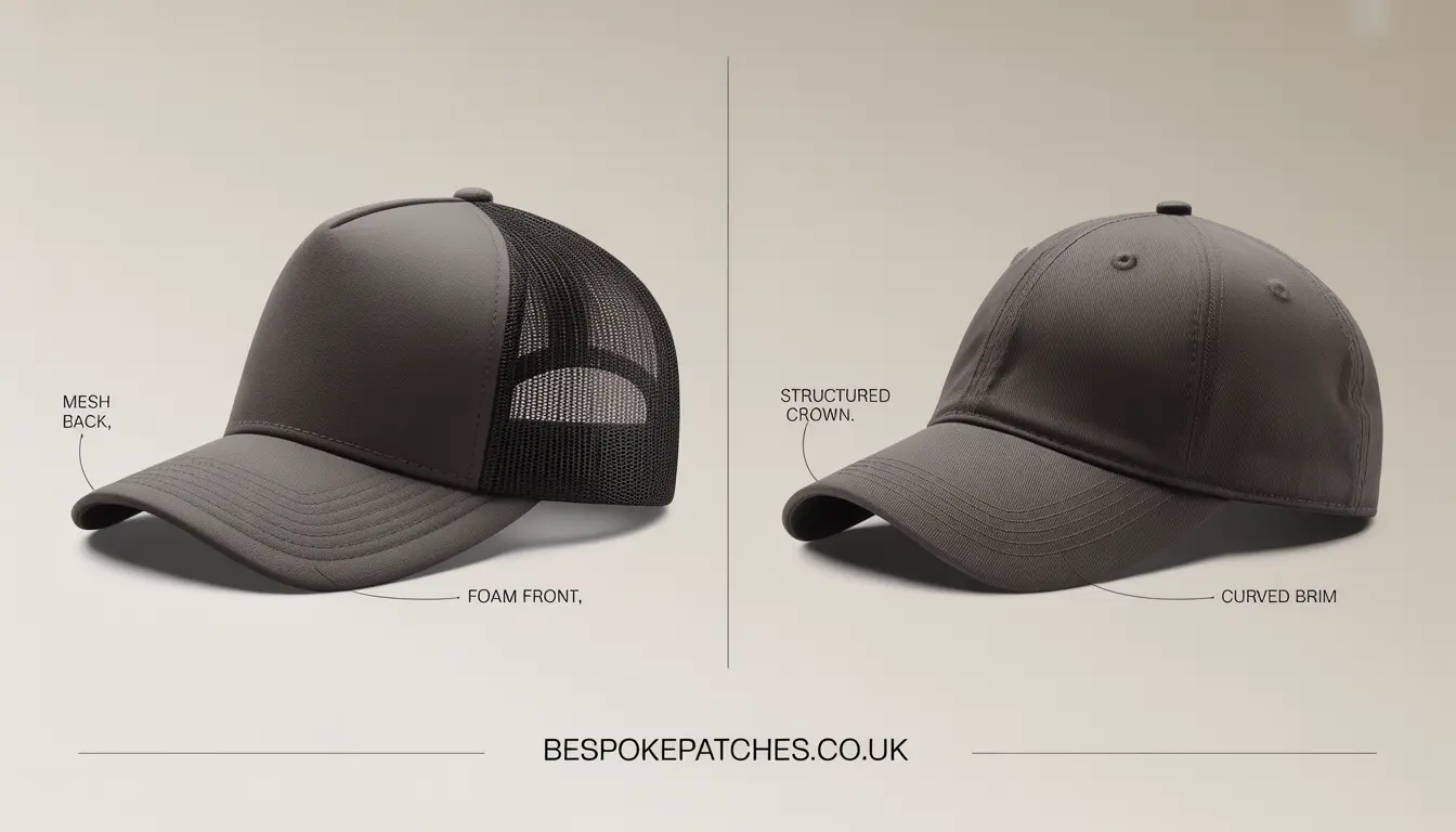 Trucker Hat vs Baseball Cap